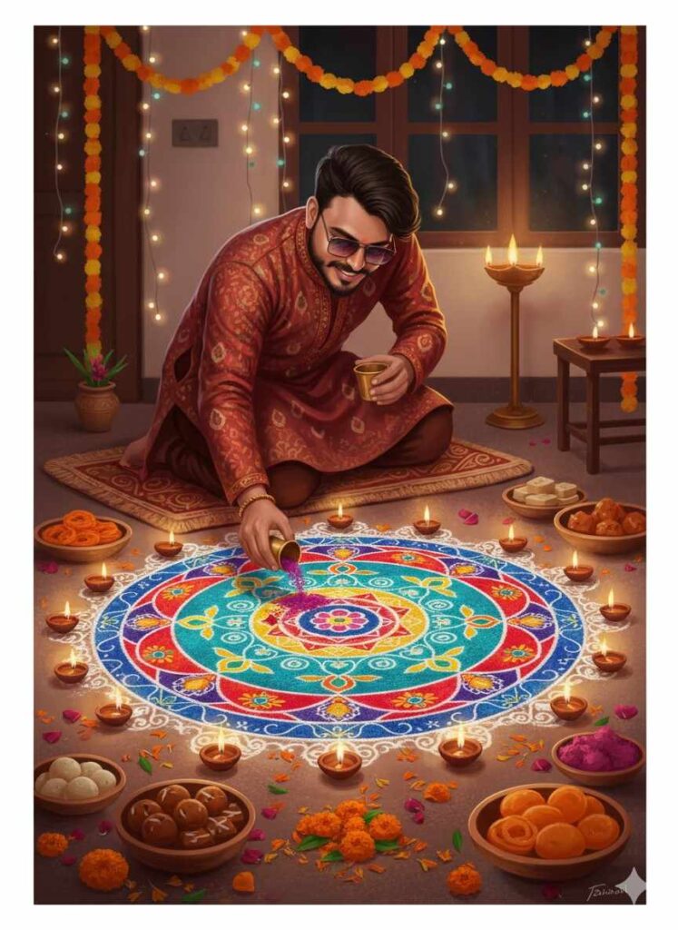 Diwali Prompt for Gemini Boy 3