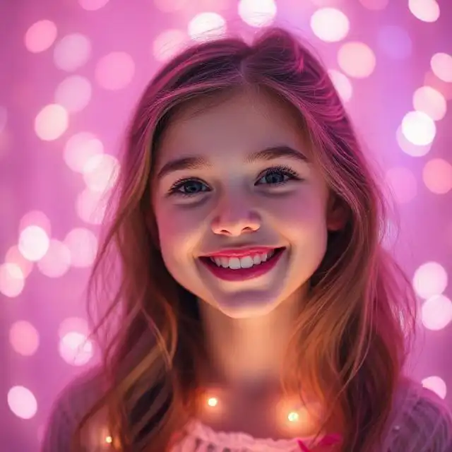 Fairy Light Magic Portrait