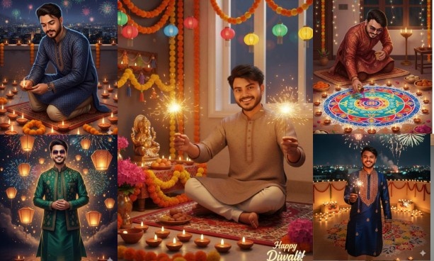 Diwali Prompt for Gemini Boy