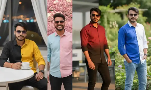 🔥 Best Boys Dual Color Shirt Photo Editing Prompts (2025) for Stunning Real Face Edits
