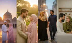 Muslim Couple Ai Prompt For Gemini Best Islamic Couple Ai Image Prompt 2025